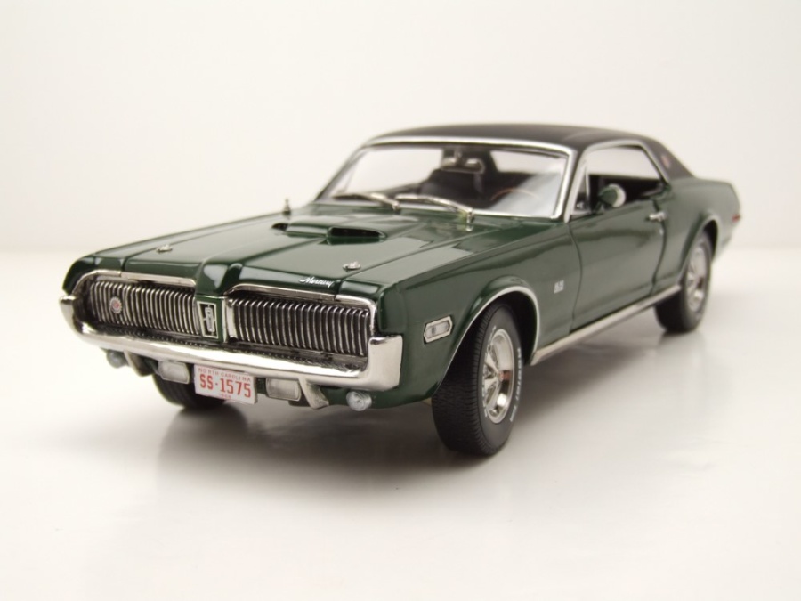 Mercury Cougar XR7G 1968 dunkelgrün Modellauto 1:18 Sun Star
