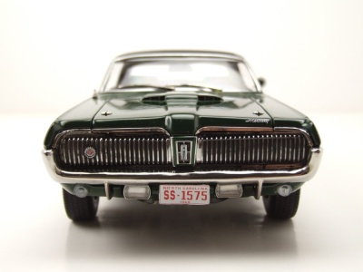 Mercury Cougar XR7G 1968 dunkelgrün Modellauto 1:18 Sun Star