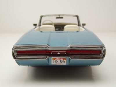 Ford Thunderbird Convertible 1966 hellblau metallic Modellauto 1:18 KK Scale