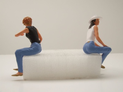 Figuren Set Thelma und Louise für 1:18 Modelle KK Scale