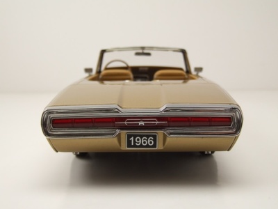 Ford Thunderbird Convertible 1966 gold metallic Modellauto 1:18 KK Scale