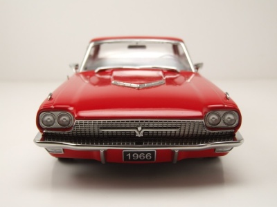 Ford Thunderbird Hardtop Coupe 1966 rot Modellauto 1:18 KK Scale