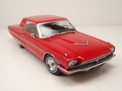 Ford Thunderbird Hardtop Coupe 1966 rot Modellauto 1:18 KK Scale