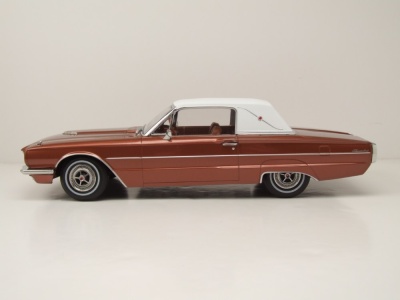 Ford Thunderbird Hardtop Landau Coupe 1966 kupfer metallic weiß Modellauto 1:18 KK Scale