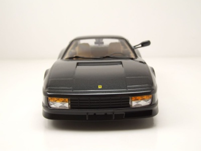Ferrari Testarossa Monospecchio US-Version 1984 anthrazit metallic Miami Vice Modellauto 1:18 KK Scale