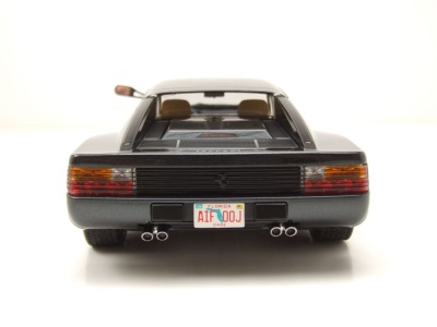 Ferrari Testarossa Monospecchio US-Version 1984 anthrazit metallic Miami Vice Modellauto 1:18 KK Scale