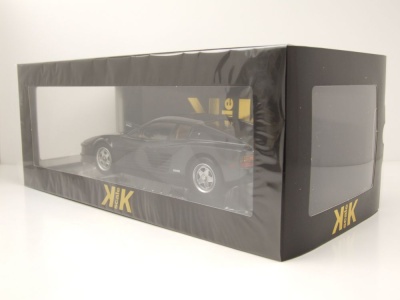 Ferrari Testarossa Monospecchio US-Version 1984 anthrazit metallic Miami Vice Modellauto 1:18 KK Scale