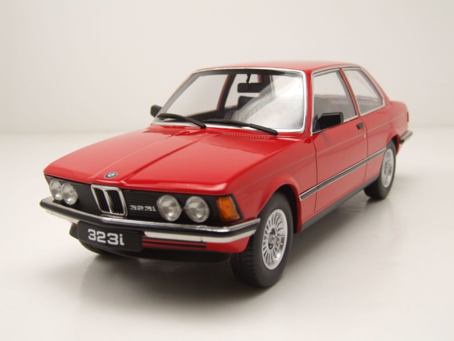 BMW 323i E21 1978 rot Modellauto 1:18 KK Scale