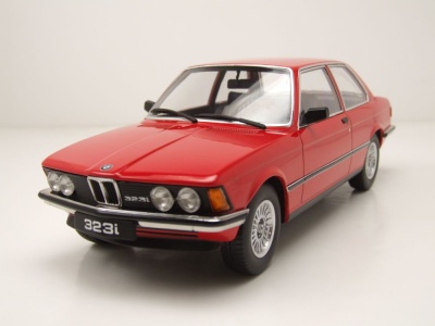 BMW 323i E21 1978 rot Modellauto 1:18 KK Scale