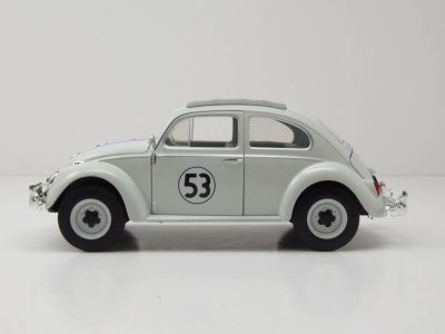 VW Käfer #53 weiß Herbie The Love Bug mit extra Reifen Modellauto 1:24 Jada Toys