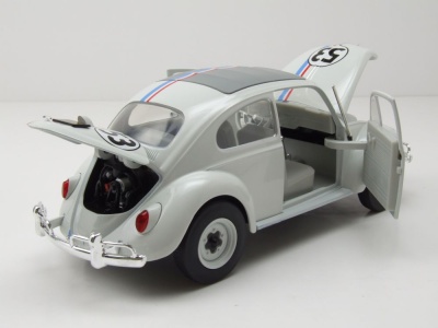 VW Käfer #53 weiß Herbie The Love Bug mit extra Reifen Modellauto 1:24 Jada Toys