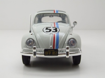 VW Käfer #53 weiß Herbie The Love Bug mit extra Reifen Modellauto 1:24 Jada Toys