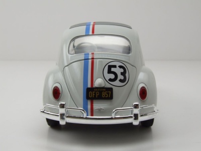 VW Käfer #53 weiß Herbie The Love Bug mit extra Reifen Modellauto 1:24 Jada Toys