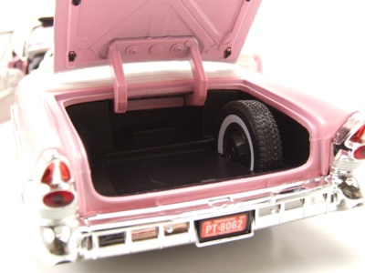 Buick Roadmaster Convertible 1957 rosa weiß Modellauto 1:18 Motormax