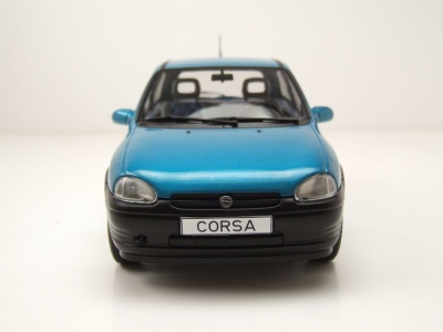Modellauto Opel Corsa B 1993 türkis metallic 1:18 MCG bei
