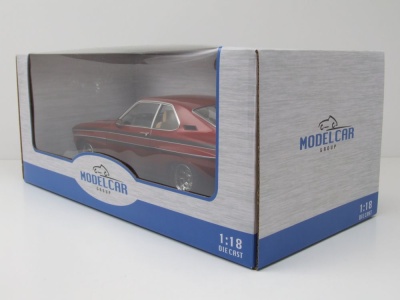 Opel Manta A Irmscher 1974 dunkelrot metallic Modellauto 1:18 MCG