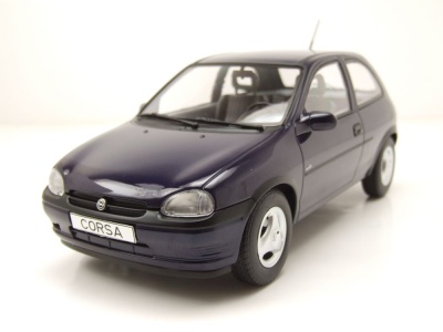 Opel Corsa B Atlanta 1993 dunkelblau metallic Modellauto...