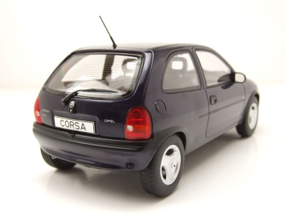 Opel Corsa B Atlanta 1993 dunkelblau metallic Modellauto...