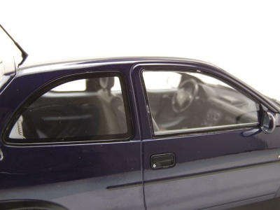 Opel Corsa B Atlanta 1993 dunkelblau metallic Modellauto 1:18 MCG