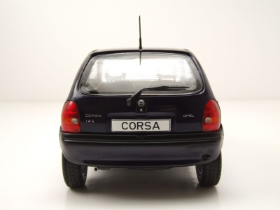 Opel Corsa B Atlanta 1993 dunkelblau metallic Modellauto 1:18 MCG