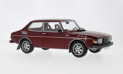 Saab 99 EMS 1977 dunkelrot Modellauto 1:18 MCG