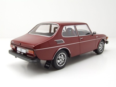 Saab 99 EMS 1977 dunkelrot Modellauto 1:18 MCG