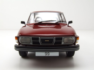 Saab 99 EMS 1977 dunkelrot Modellauto 1:18 MCG