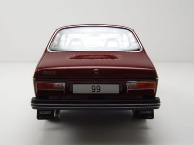 Saab 99 EMS 1977 dunkelrot Modellauto 1:18 MCG