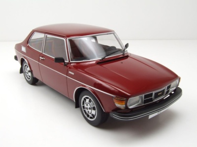 Saab 99 EMS 1977 dunkelrot Modellauto 1:18 MCG