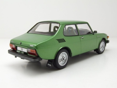 Saab 99 Turbo 1977 grün Modellauto 1:18 MCG