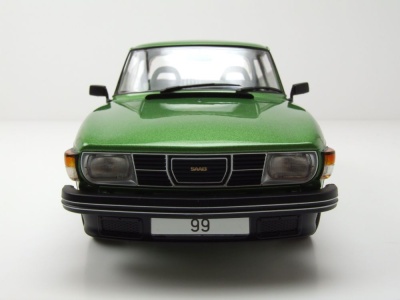 Saab 99 Turbo 1977 grün Modellauto 1:18 MCG
