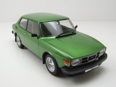 Saab 99 Turbo 1977 grün Modellauto 1:18 MCG