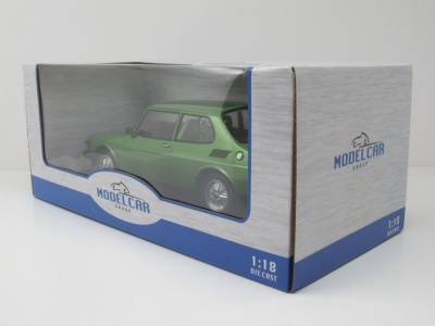 Saab 99 Turbo 1977 grün Modellauto 1:18 MCG