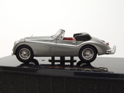 Jaguar XK 140 Cabrio RHD 1956 dunkelgrau metallic Modellauto 1:43 ixo models
