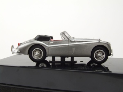Jaguar XK 140 Cabrio RHD 1956 dunkelgrau metallic Modellauto 1:43 ixo models