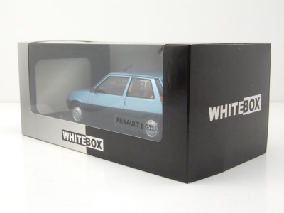 Renault 5 GTL1985 blau metallic Modellauto 1:24 Whitebox