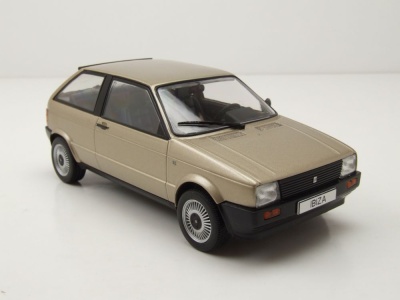 Seat Ibiza I 1984 beige metallic Modellauto 1:24 Whitebox
