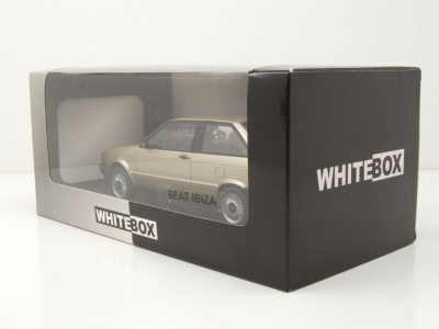 Seat Ibiza I 1984 beige metallic Modellauto 1:24 Whitebox