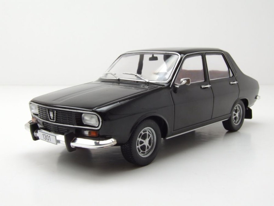 Dacia 1300 1969 schwarz Modellauto 1:24 Whitebox