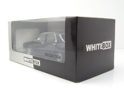 Dacia 1300 1969 schwarz Modellauto 1:24 Whitebox