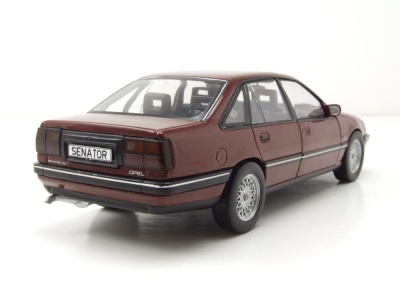 Opel Senator B 1987 dunkelrot metallic Modellauto 1:24...