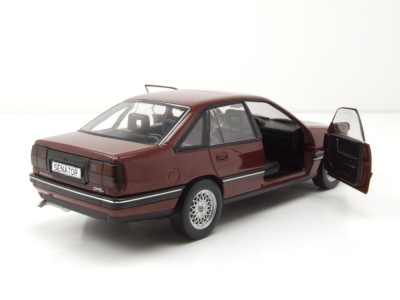 Opel Senator B 1987 dunkelrot metallic Modellauto 1:24 Whitebox