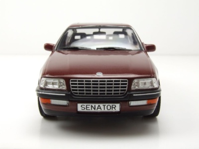 Opel Senator B 1987 dunkelrot metallic Modellauto 1:24 Whitebox
