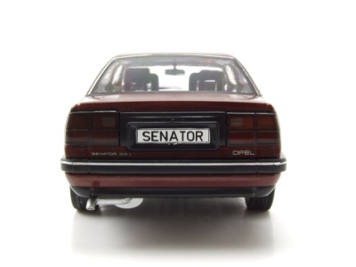 Opel Senator B 1987 dunkelrot metallic Modellauto 1:24 Whitebox