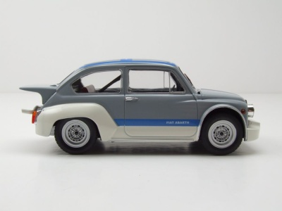 Fiat Abarth 1000 Gr.2 1970 grau blau Modellauto 1:24 Whitebox