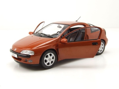 Opel Tigra 1994 kupfer Modellauto 1:24 Whitebox