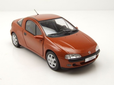 Opel Tigra 1994 kupfer Modellauto 1:24 Whitebox