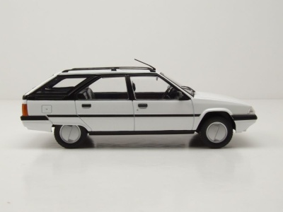 Citroen BX Break Kombi 1986 weiß Modellauto 1:24 Whitebox