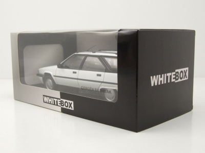 Citroen BX Break Kombi 1986 weiß Modellauto 1:24 Whitebox