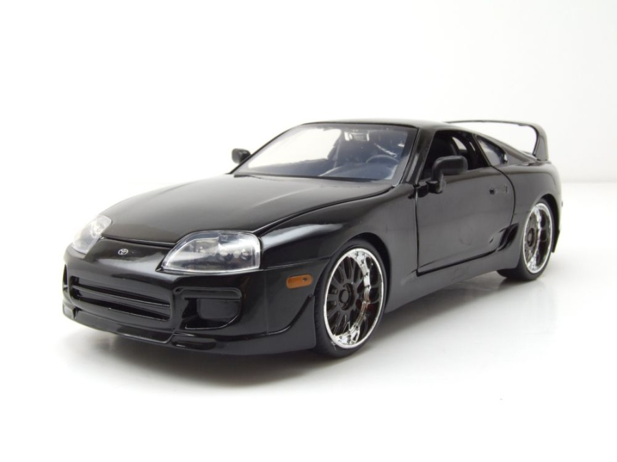Toyota Supra 1995 schwarz Fast & Furious Modellauto 1:24 Jada Toys